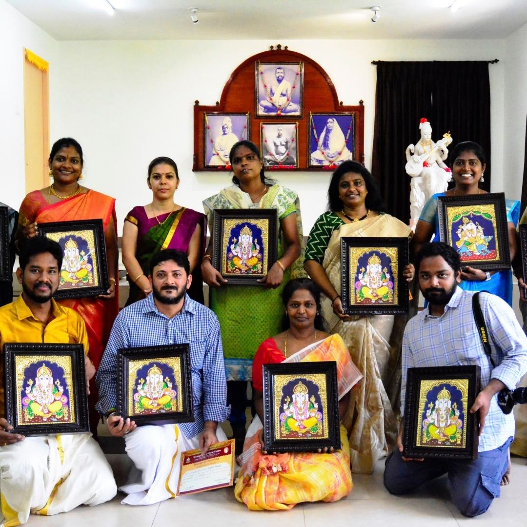 Valedictory Function of the 24th Batch Thanjavur Painting Course